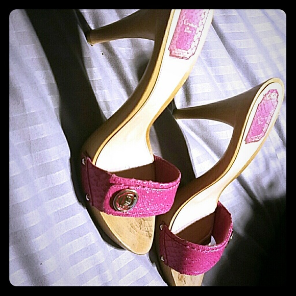 COPY - Christian Dior heeled,  slide sandals - Picture 1 of 7